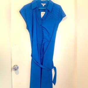 Croft & Barrow (Kohl’s) Waist Dress in Navy XL